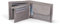 DONBOLSO Portefeuille Zurich | Porte Monnaie Homme Cuir Véritable | Grande Portefeuille avec Protection RFID | Vintage Gris