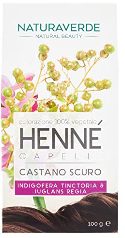Naturaverde Coloración Vegetal Henna Marrón 100 gr