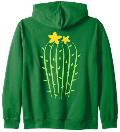 Kaktus Kostüm Pflanze Erwachsene Damen Kinder Herren Kapuzenjacke