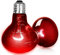 NEPTONION 2er-Pack 100W Reptilien-Infrarot-Wärmelampe, UVA 100 W, rote Wärmelampe, Basking-Spot-Lampe, geeignet für Schlange, Chamäleons, Bartagamen, Spinnen, Geckos, Eidechsen