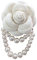 JAWSEU Broche Fleur de Camélia en Tissu, Broche Fleur Camelia Perle Broches De Bijoux Broche Femme Vetement Épingles Pince à Cheveux Broche Accessoires pour Femme Écharpes Costume Chapeau