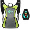 LED-Rucksack,KOCAN LED-Blinker-Rucksack IPX5 Wasserdichter reflektierender Rucksack mit Fahrtrichtungsanzeige USB-wiederaufladbare Sicherheitslichttasche Drahtlose Fernbedienung Fahrradtasche für Radf