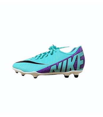 Nike Jr Vapor 15 Club Fg/MG, Calze, Hyper Turq Fucsia Dream Black White, 32 EU