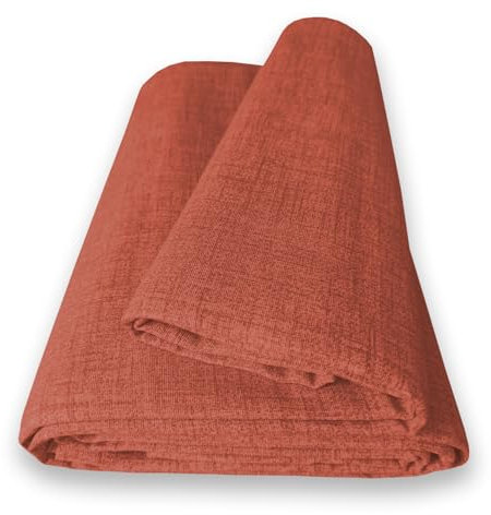 Home Tresor Gran Foulard per Divano, Telo Salva Divano in Tessuto, Telo Arredo Casa, Copriletto Leggero, Copripoltrona, Arredatutto Nuova Collezione (Cm. 240x280, Terracotta)