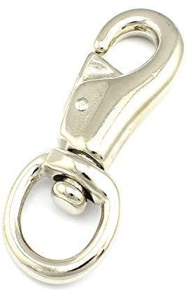 Bullsnap Karabinerhaken mit Wirbel 106 x 43mm Karabiner Panikhaken