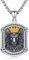 ROMANTICWORK Löwe Kette 925 Sterling Silber Löwe Anhänger Halskette Löwe Schmuck Geschenke für Männer
