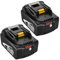 Goodexo 18 V Replacement Battery for Makita Battery 18 V for BL1845B BL1850B BL1845 BL1860 BL1840B BL1830B BL1840 BL1830 LXT-400 Cordless Power Tools (Black)
