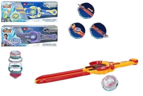 COLORBABY Infinity Schwertwerfer, schwimmend, inkl. Kreisel mit bunten Lichtern, Verschiedene Modelle, Mehrfarbig (1)