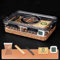 ZKBDBWTR Humidor Zigarren, Moderne Durchsichtige Zigarren Humidor, Tragbares Humidor Befeuchter aus Acryl für 70–100 Zigarren mit Hygrometer(Small)