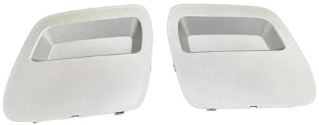 Copertura gancio di traino paraurti Copertura per gancio traino paraurti anteriore sinistra destra 2 pezzi OEM620721430R 620724861R 511802392R per Dacia per Duster 2018-2021(Black 1Set)