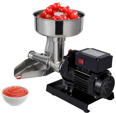 MZBDYYF 450W Electric Tomato Strainer Machine Tomato Commercial Milling Machine Tomato Sauce Maker For Tomato Strawberry Blueberry Sauce