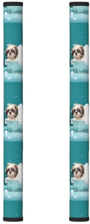BLWSLC Kühlschrank-Türgriff-Handschuhe für Badewanne und Hund, geeignet für Mikrowelle und Spülmaschine, 2 Stück