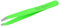 nippes Solingen 709 Pinzas con punta angulada | Acero inoxidable | Verde | 9,5 cm de longitud | Pinzas para depilar cejas | Para una depilación precisa | Fabricado en Alemania