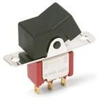 C & K COMPONENTS 7101J1ABE2 Rocker Switch,RIGHT ANGLE,SPDT,ON-ON,R ANGLE PC TAIL Terminal,ROCKER,PCB Hole Count:5 (1 piece)