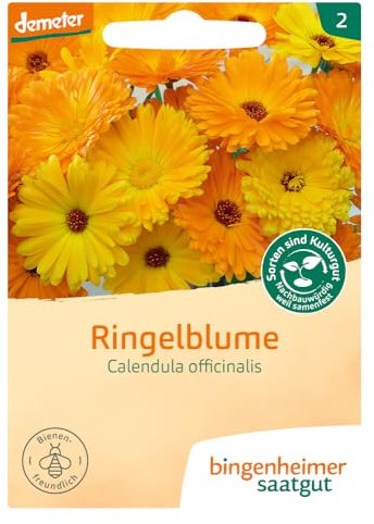 Bingenheimer Saatgut - Ringelblume Calendula - Blumen Saatgut / Samen