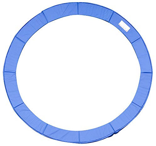 HOMCOM Coussin de Protection pour Trampoline de Remplacement Ø 366 cm bâche à Ressorts pour Trampoline résistant aux Rayons UV, Anti déchirure Bleu