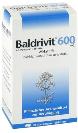 BALDRIVIT 600 mg überzogene Tabletten 50 St