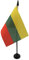 AZ FLAG - Tischflagge Litauen - 15x10 cm - Litauische Tischfahne 10 x 15 Cm - Flaggen