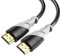 10m - HDMI Kabel 4K 60Hz Ultra HD HDMI 2.0 High Speed 18Gbps Ethernet 4K UHD 2160p Full HD 3D ARC (Audio Rückkanal) HDR CEC 1080p kompatibel mit Playstation 5 PS5 PS4, Xbox Series S, Switch, Blu Ray