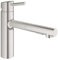 Grohe Concetto Einhand Spültischbatterie, 1 stück, Chrome Mat, 30273DC1 Mittelhoher Auslauf Supersteel (alte Variante)