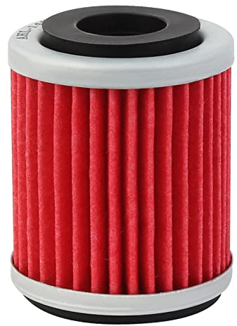 AHL 142 Ölfilter für Yamaha YFM350R Raptor 350 2004-2007 2009-2013 (Gelb,1 Stück)