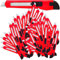 Lot de 100 Cutters orange et noir Lames sécables 9 mm Découpe Bricolage travaux