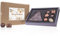 CHOCOLISSIMO - Weihnachtspralinen - Schokolade Geschenk Weihnachten - 6 Pralinen und 1 Weihnachtsbaum Zartbitter - Weihnachtsschokolade, Nikolaus Geschenke Frauen, Männer, Xmas ChocoPostcard Midi Gold