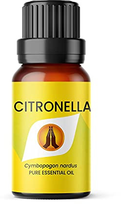 Citronella Essential Oil, 100ml | Essential Oils Fragrance for Diffuser for Home, Candle Making, Wax Melts, Insect Repellent Sprays, humidifier | Pure, Natural Vegan, Made in the UK