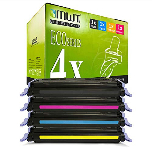 4X Kraft Office Supplies kompatibel Toner für HP Laserjet CP 2600 ersetzt Q6000A-03A 124A