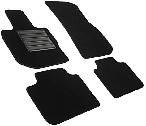 MDM SP-7584 Fußmatten Velours Autoteppich passend für BMW X3 (G01) (auch Plug-in Hybrid) 11.2017>, black