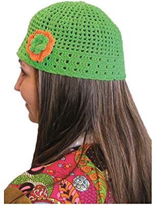 narrenkiste W56301-10 KW-Kopfweite 53 cm grün Damen Strickmütze Hippiemütze