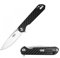 Firebird GANZO FH41-CF Klappmesser D2-Stahlklinge G10 Anti-Rutsch-Griff mit Clip Scharfes Einhandmesser mit Scheide und Kugellager Camping Jagd Angeln Outdoor Taschenmesser (Schwarz Kohlenstoff-Faser)