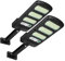 NNOVAT Solar Lights Outdoor, 213 LED Solar Powered Street Lights Motion Sensor Wall Lamp Waterproof Security Light with 180° Adjustable Pole for Outside Wall, Garden, Street, Porch (2 Pack)