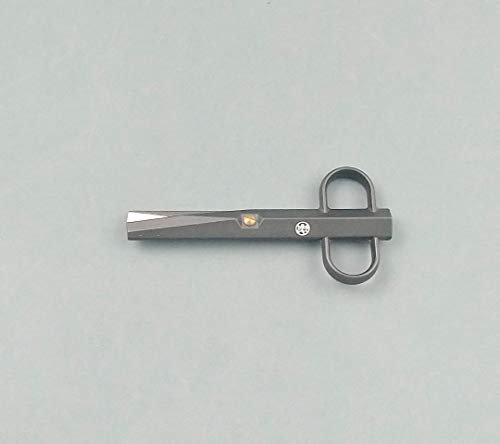 DUE BUOI Forbice in Alluminio con Tagliente in Ceramica