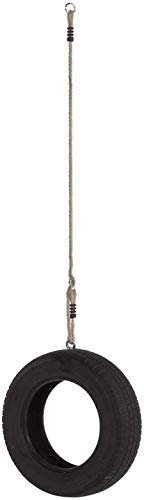 Vertical Tyre swing ideal for climbing frame or DIY tree swing Rope and tyre included.