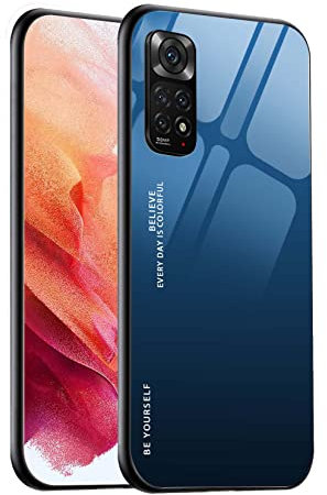 PEIYE Coque pour Xiaomi Redmi Note 11 / Redmi Note 11s (Redmi Note 11 s), Verre Trempé Arrière + TPU Antichoc Silicone Protection Pochette -7