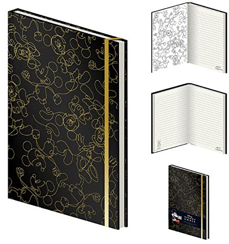 Pyramid International Disney Mickey Mouse A5 Wiro Notebook (Outdoor Design), 80 Lined Pages - Official Merchandise