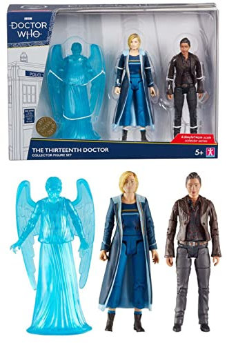 DOCTOR WHO The Treizième 13th Doctor Weeping Angel Collector Figurine collector