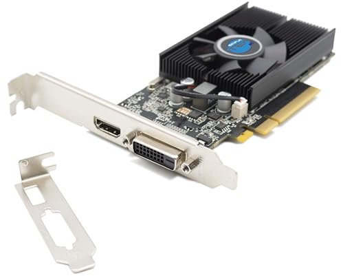 SIMPLETEK - Scheda Video Grafica 1030 4GB GDDR4 Low Profile per Editing e Silent SFF, per PC Compatti e Prestazioni Elevate