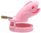 Bad Dragon - Sea Creature Chastity Cage Small Peniskäfig Keuschheitsgürtel mit Löchern Keuschheit ergonomisch BDSM SM (Pink)