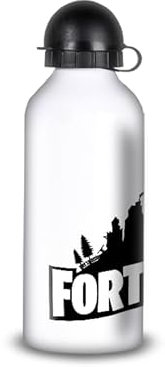 Aluminium Water Bottle/Bottle - Stainless Steel (24H Thermos) Reusable 330ml to 750ml, Fortinite Logo (Aluminium, Sport Bottle) 650ml