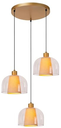 Lucide GUNHILD - Pendelleuchten - 3xE27 - Transparent, Klar