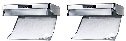 WENKO Filtro antigrasa - para todos los estractores usuales, Poliéster, 57 x 47 cm, Blanco (Paquete de 2)