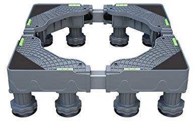 YHJZSM Base de support de machine à laver renforcée pour machine à laver et réfrigérateur, base réglable pour sèche-linge et réfrigérateur, longueur/largeur 40-68 cm, support universel po