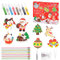 Ensemble D'Art et D'Artisanat de Peinture en Cristal de Bricolage de NoëL, Peinture en Cristal DIY de Noël, Gélatine de Cristal de Noël, Peinture en Cristal pour Enfants et Filles