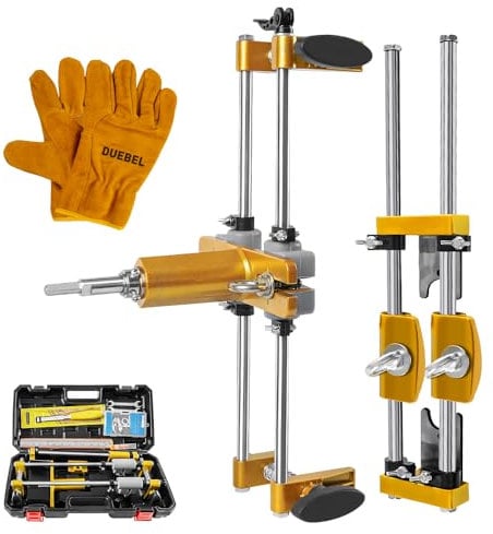 DUEBEL Kit d'ouverture de trou de serrure de porte pour l'installation de portes, kit de mortaiseuse pour serrure de porte en bois, gabarit de mortaisage, kit d'installation de serrure de porte, mach