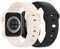 OULUOQI Original Sport Armband Kompatibel mit Apple Watch Armband 40mm 41mm 38mm 42mm 44mm 45mm 46mm 49mm, [2 Stück] Weiches Silikon Ersatz Armbänder für SE Ultra 2 iWatch Series 10 9 8 7 6 5 4 3 2 1