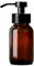 Nature Basics Seifenspender Braunglas 250ml - Praktischer Seifenspender aus Glas für Küche & Badezimmer - Nachhaltiger Seifenspender Braun für Flüssigseife & Spülmittel - Pumpe aus Edelstahl