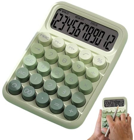 Calculator Mechanical Keyboard - Candy Colored Electronic Desktop Calculators | 11x15.5cm Anti-slip Desk Calculator, Cute Calculator Keyboard Calculator, Handheld Desktop Calculators For Kids Students