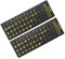 CAXUSD Computer Stickers Braille Keyboard Stickers for Notebook Desktop Easy Application